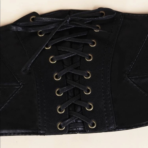 Black Corset Belt Steampunk New - Picture 7 of 14